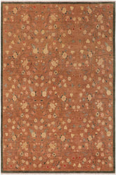 handmade Transitional Kafkaz Lt. Brown Rust Hand Knotted RECTANGLE 100% WOOL area rug 9 x 12